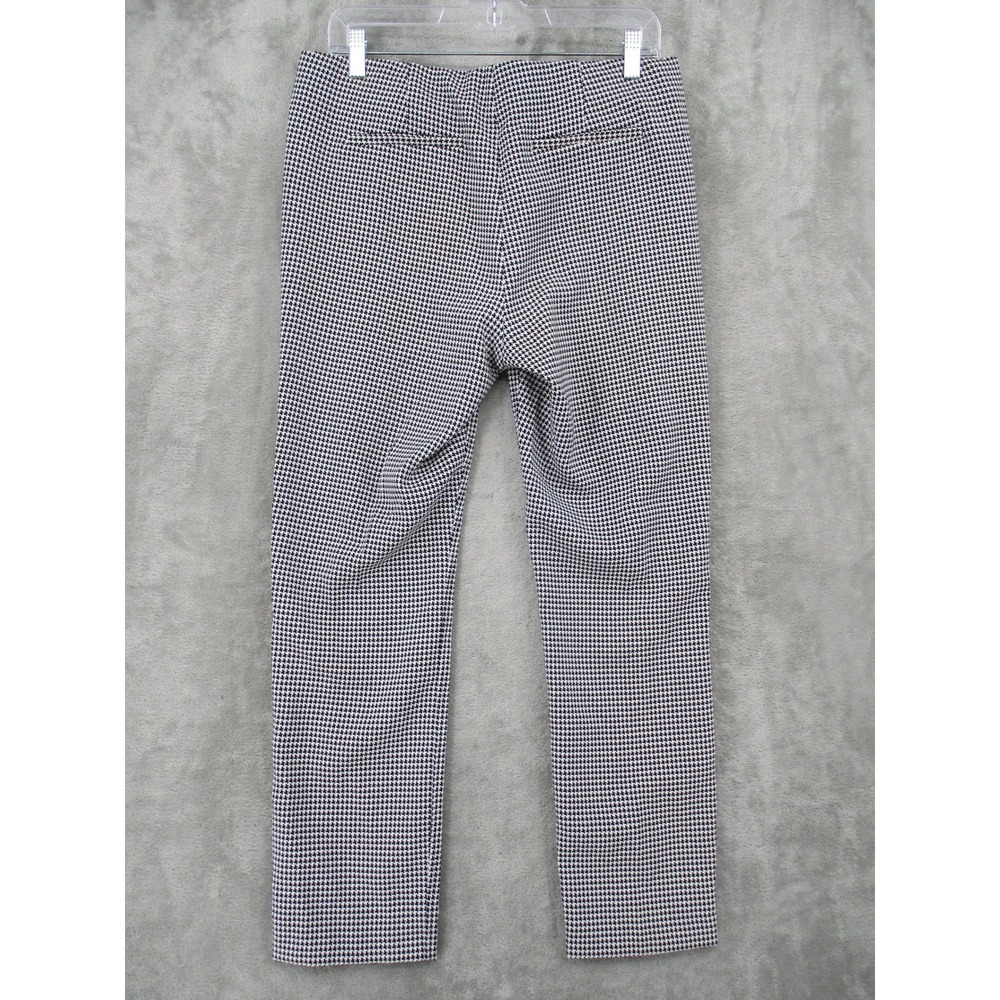Adrianna Papell Pants Womens 8 Houndstooth Office Career Preppy Academia Knit - Picture 5 of 10
